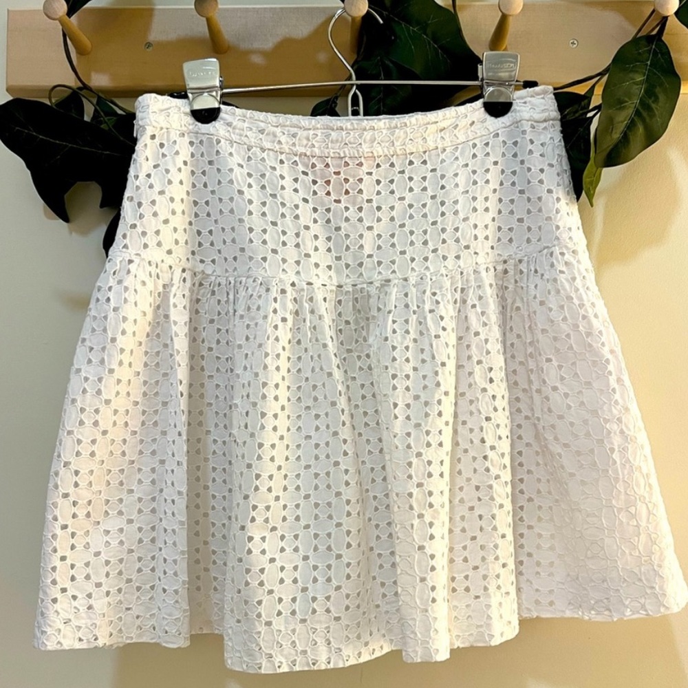 Tory Burch Eyelet Skirt Sz 8